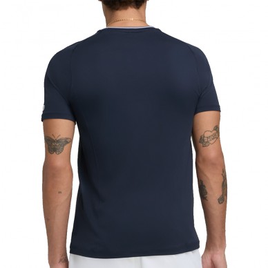 Wilson Team Seamless Crew marinblå T-shirt