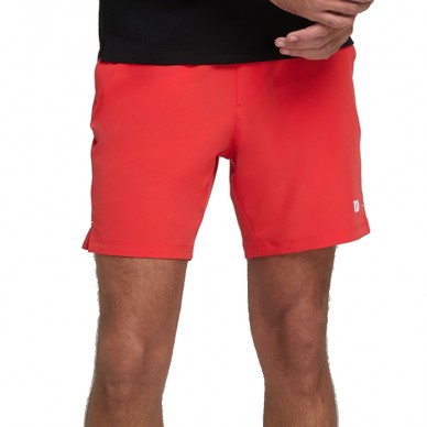 Wilson Team 7" röd Short
