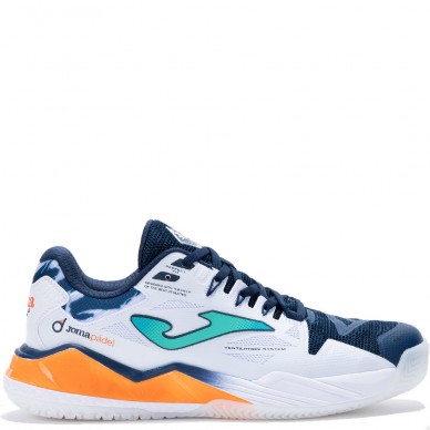 Joma Spin Men 2632 white blue 2026 Padelskor