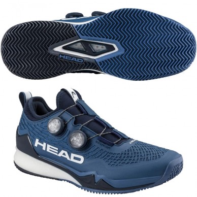 Head Endure Pro BOA Clay dark blue 2026 Padelskor