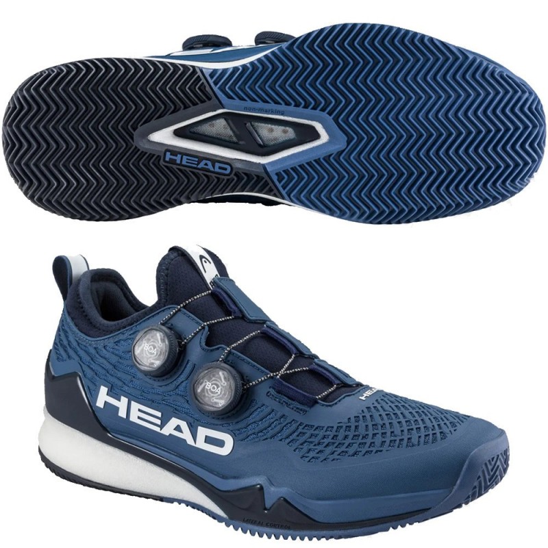 Head Endure Pro BOA Clay dark blue 2026 Padelskor