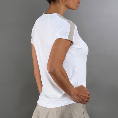 Endless Mesh II vit delave T-shirt