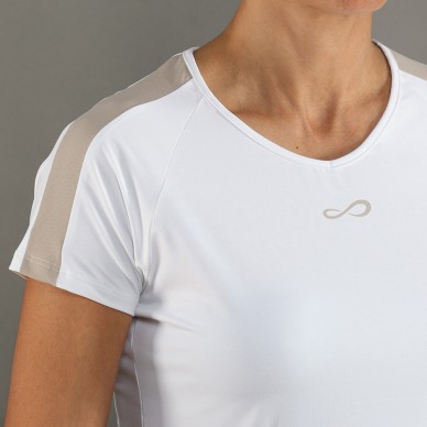Endless Mesh II vit delave T-shirt