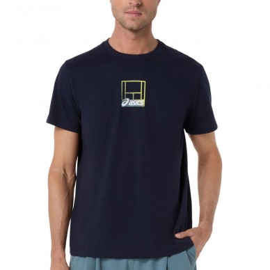Asics Court Core Graphic TEE blå T-shirt
