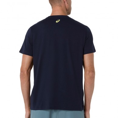 Asics Court Core Graphic TEE blå T-shirt