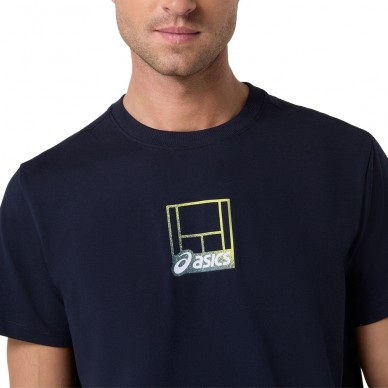 Asics Court Core Graphic TEE blå T-shirt