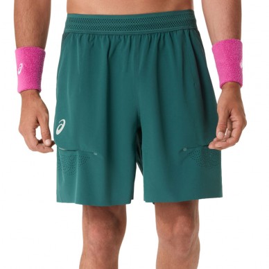 Asics Match Laser Cut 7IN mörkgrön short