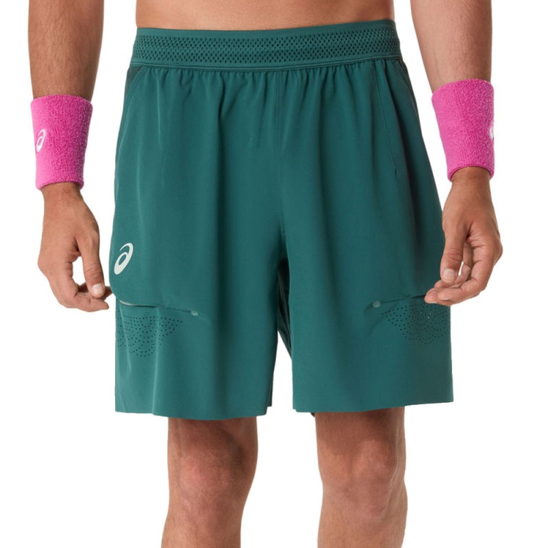 Asics Match Laser Cut 7IN mörkgrön short