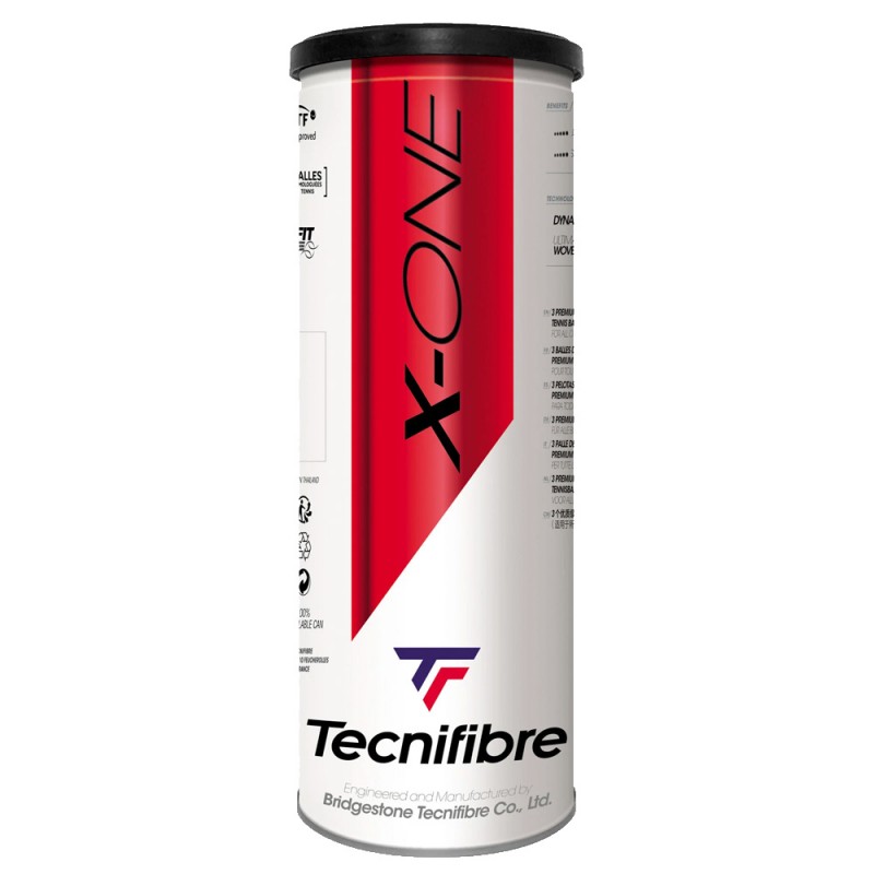 Tecnifibre X-One padelbollar can.