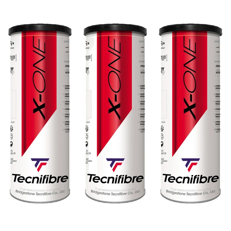 Pack 3 Tecnifibre X-One 3 3 Rör