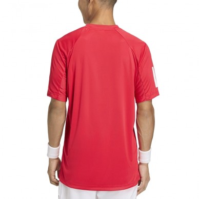 Adidas Club 3STR röd rubin T-shirt