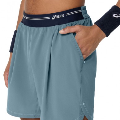Asics Game 7in mörkgrå Short