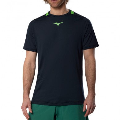 Mizuno Tennis Tee svart T-shirt