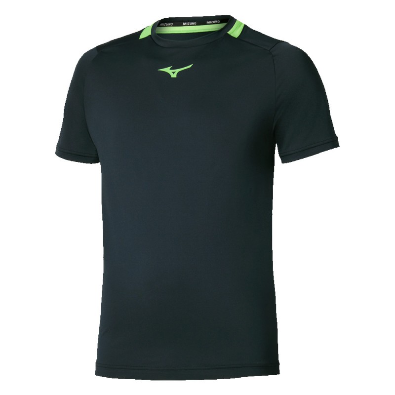 Mizuno Tennis Tee svart T-shirt