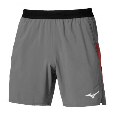 Mizuno Tennis 7 Inches Amply grå short