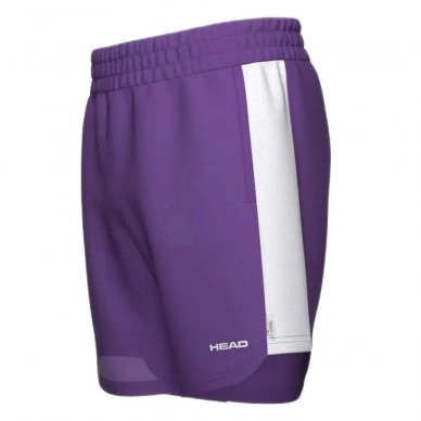 Head Power lila vit Short