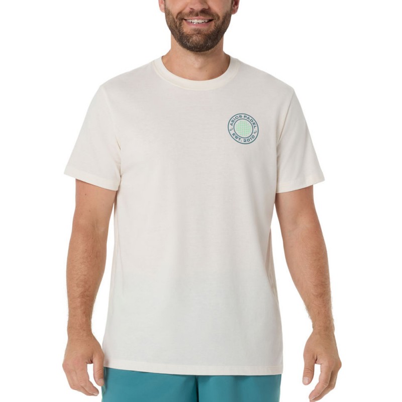 Asics Court Graphic SS Top vit T-shirt