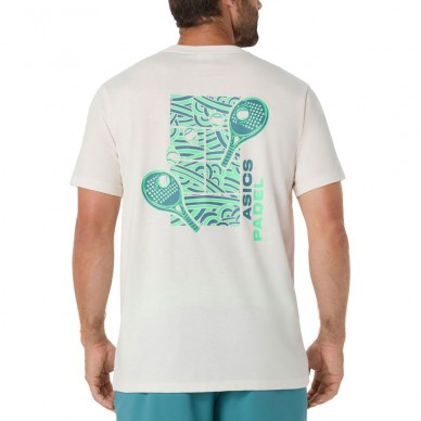 Asics Court Graphic SS Top vit T-shirt
