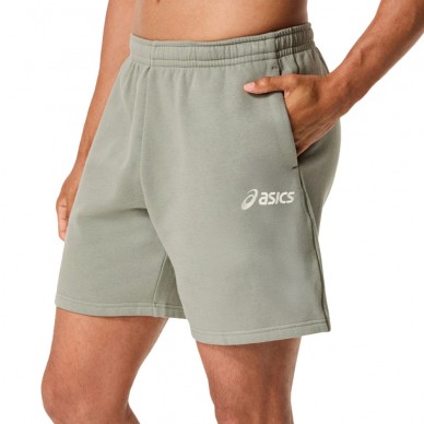 Asics Logo Fleece 7IN salvia grön Short