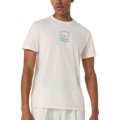 Asics Court Core Graphic TEE vit T-shirt