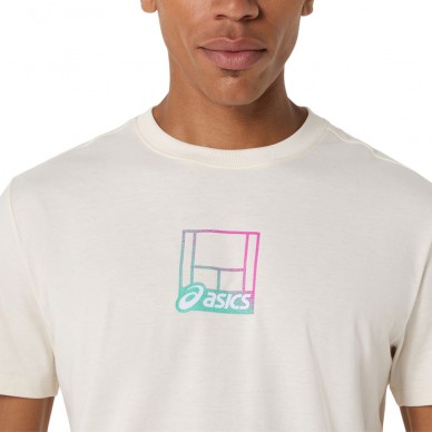 Asics Court Core Graphic TEE vit T-shirt