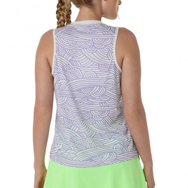 Asics Court All Over Print krämfärgad T-shirt