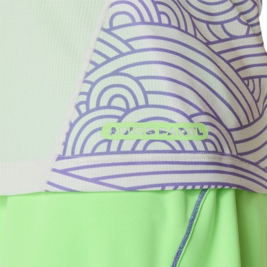 Asics Court All Over Print krämfärgad T-shirt