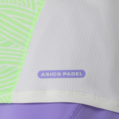 Asics Court All Over Print SS Top grön vit T-shirt