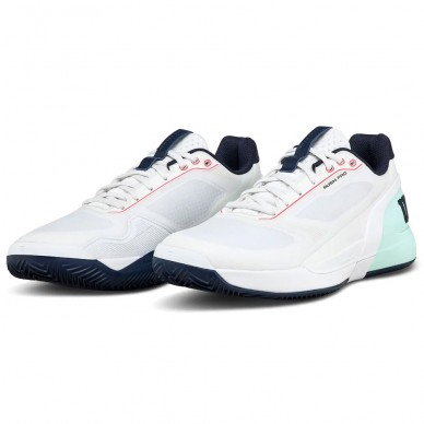 Wilson Rush Pro 5 Clay white bay 2026 Padelskor