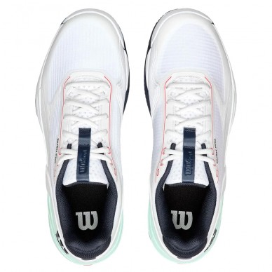 Wilson Rush Pro 5 Clay white bay 2026 Padelskor