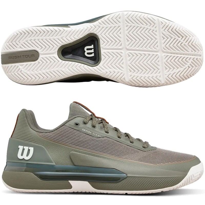 Wilson Rush Tour 5 DST vetiver 2026 Padelskor