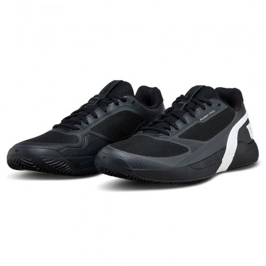 Wilson Rush Pro 5 Clay Black White 2026 Padelskor