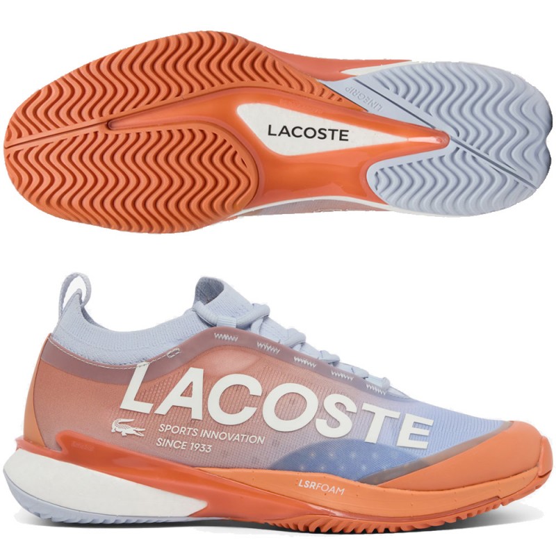 Lacoste AG-LT Lite Clay blue orange 2026 Padelskor