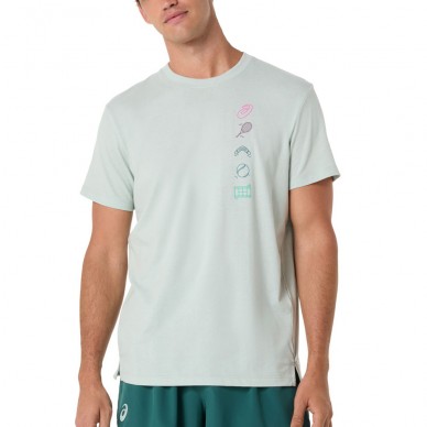 Asics Game Seasonal Gracphic ljusgrön T-shirt