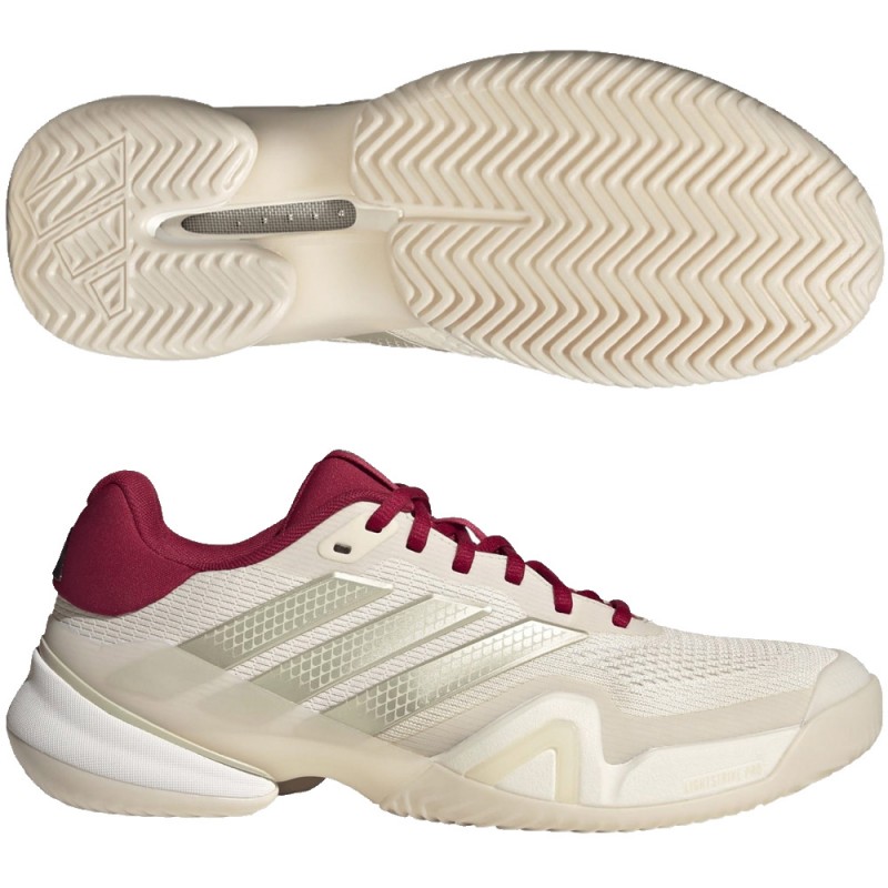 Adidas Barricade 14 M Clay white ice gold 2026 padelskor