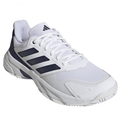 Adidas Courtjam Control 3 M white dark blue 2026 padelskor