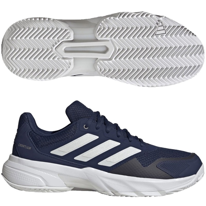 Adidas Courtjam Control 3 M Clay dark blue 2026 padelskor