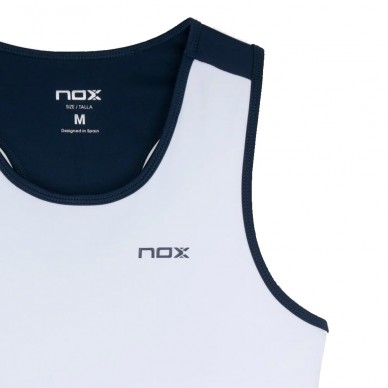 Nox Team linne vit marinblå T-shirt