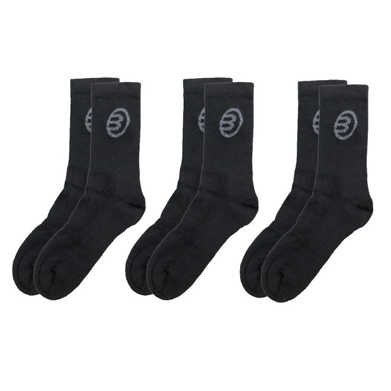 Socks Bullpadel BP262 3-pack svarta