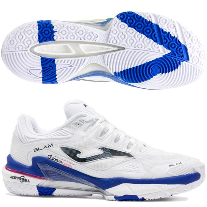 Joma Slam Men 2602 white royal 2026 Padelskor
