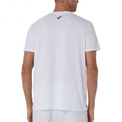 Asics Game Seasonal Graphic vit T-shirt