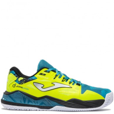 Joma Spin Men 2627 turquoise yellow 2026 Padelskor