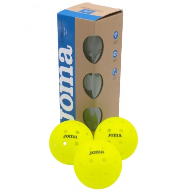 Joma Pickleballbollar fluoriserande gul
