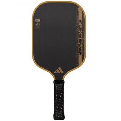 Adidas Pickleball Adipower Pro EDT 16mm guld 2026