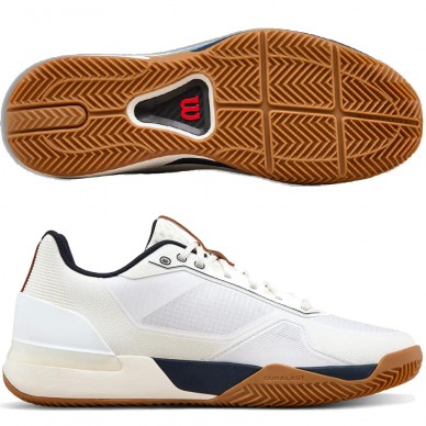 Wilson Rush Tour 5 Clay white navy 2026 Padelskor