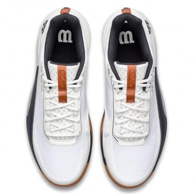 Wilson Rush Tour 5 Clay white navy 2026 Padelskor