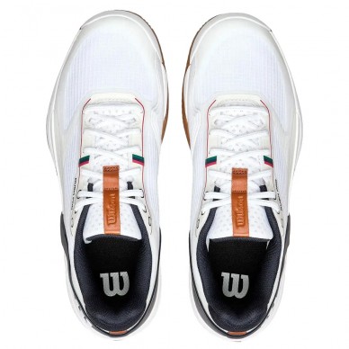 Wilson Rush Pro 5 Clay white navy 2026 padelskor