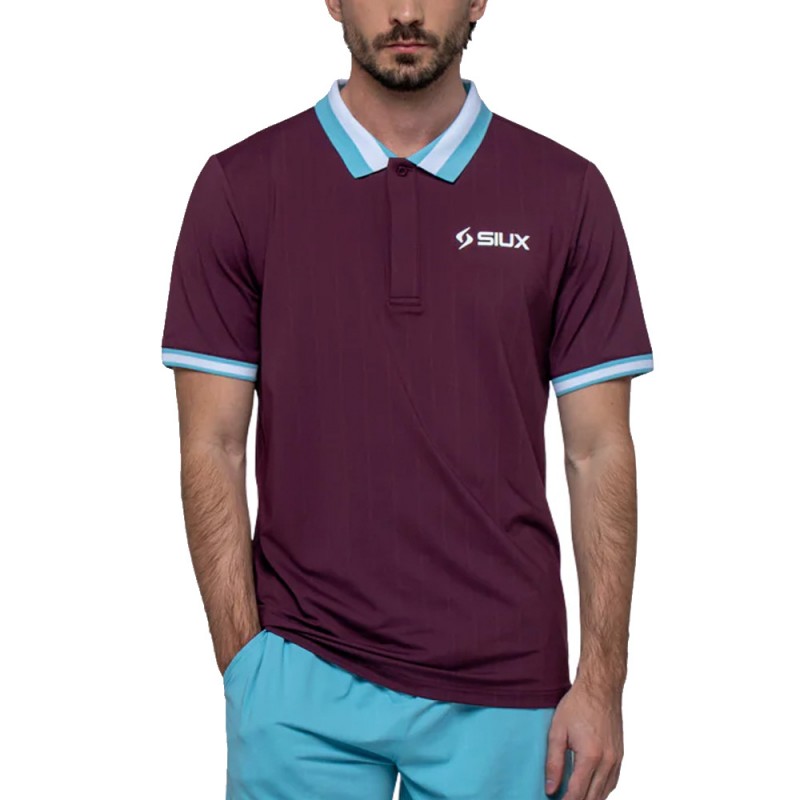 Siux Apex vinröd Polo