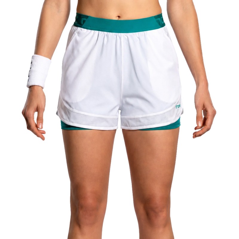 Nox Pro Woman vit grön Short
