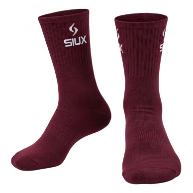 Socks Siux Groove Pack 2-pack vinröd himmelsblå